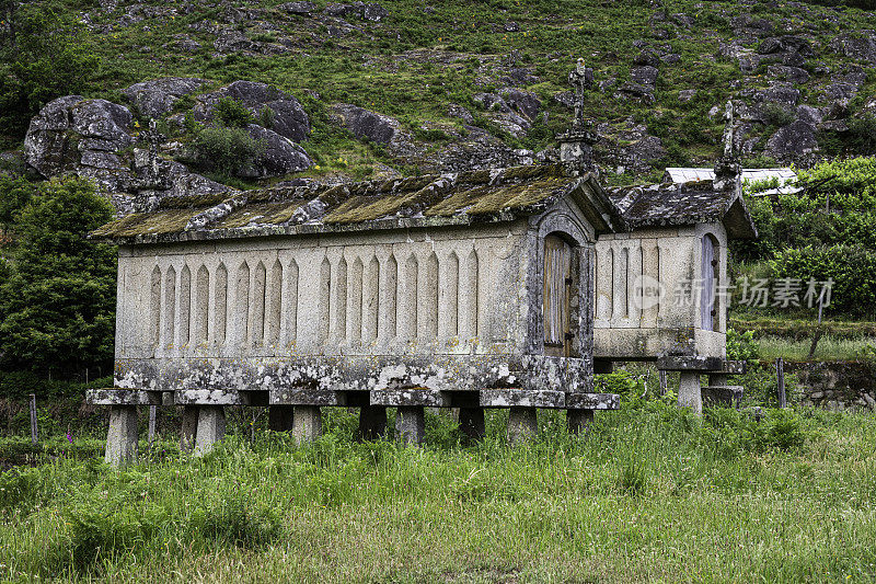 集团espigueiros(粮仓)，Lindoso, Viana do Castelo，葡萄牙